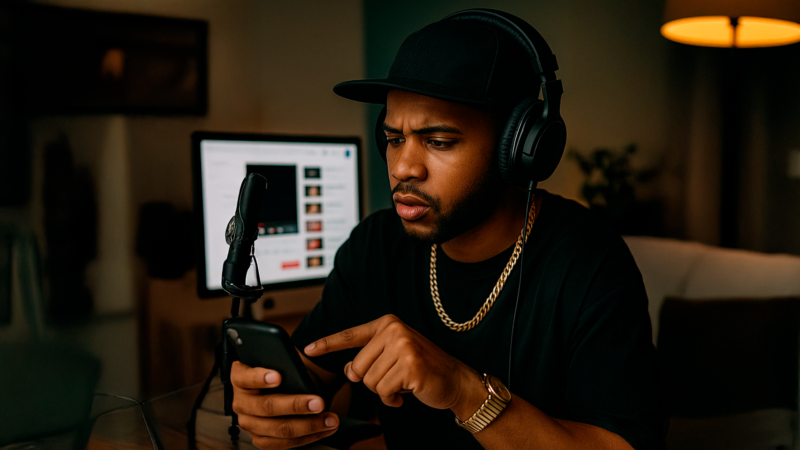 Rapper struggling with music marketing